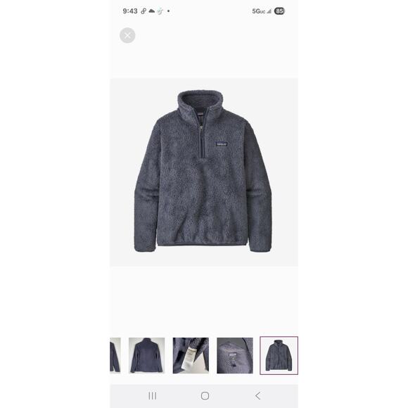 Patagonia Los Gatos ¼ Zip Jacket Womens L  Sherpa Fleece Hiking Gorpcore Outdoor - Picture 11 of 12